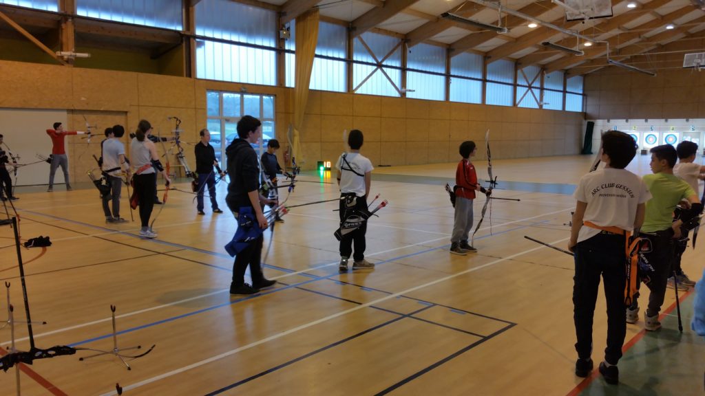 Entrainement au tir par équipe
