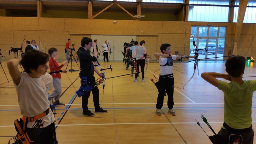 Entrainement au tir par équipe